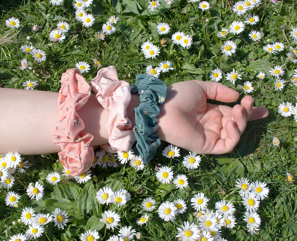 Floral Scrunchies